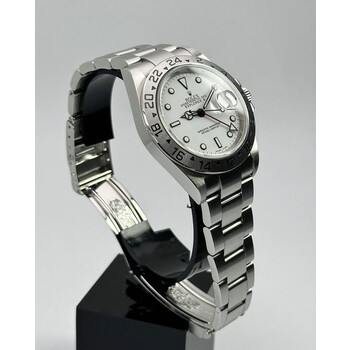 (SOLD!!) 40mm • 2000 Rolex Explorer 2 Polar ref.16570 Automatic GMT